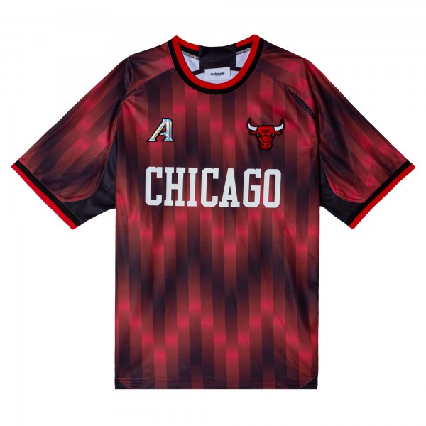 Игровая джерси Chicago Bulls Authmade x NBA Red Soccer Kit Fashion