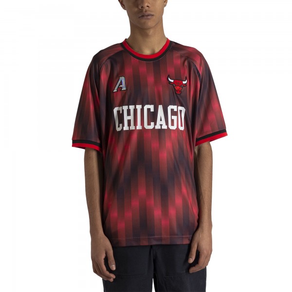 Игровая джерси Chicago Bulls Authmade x NBA Red Soccer Kit Fashion