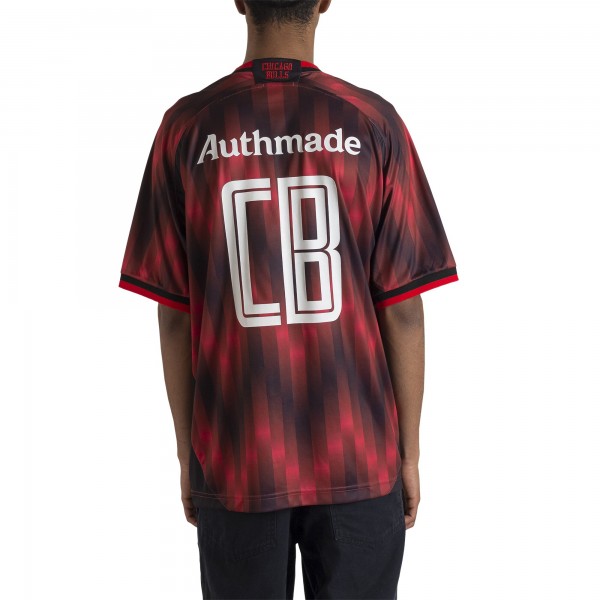 Игровая джерси Chicago Bulls Authmade x NBA Red Soccer Kit Fashion