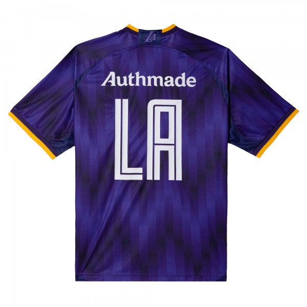 Игровая джерси Los Angeles Lakers Authmade x NBA Soccer Kit Fashion - Purple