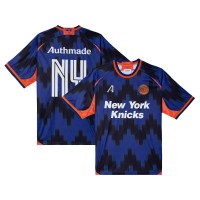 Игровая джерси New York Knicks Authmade x NBA Soccer Kit Fashion - Blue