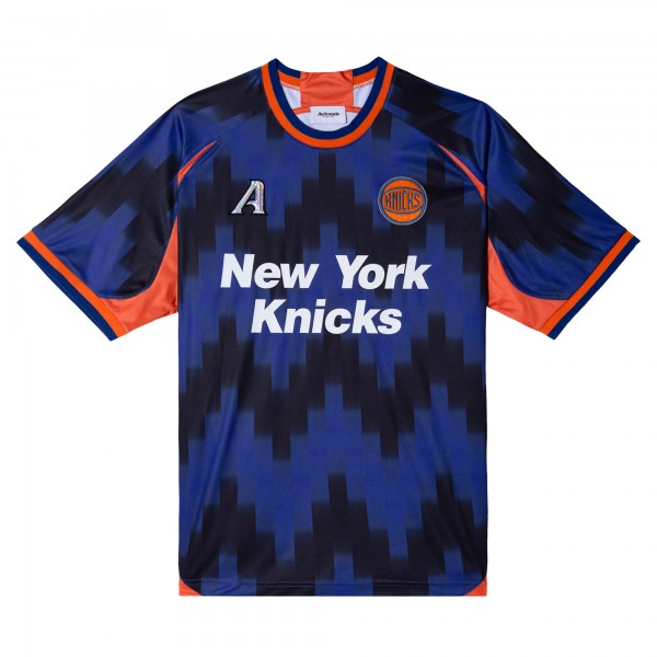 Игровая джерси New York Knicks Authmade x NBA Soccer Kit Fashion - Blue