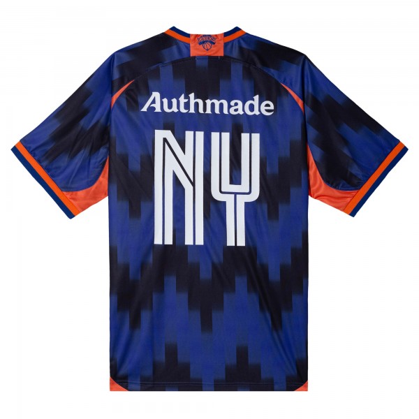 Игровая джерси New York Knicks Authmade x NBA Soccer Kit Fashion - Blue