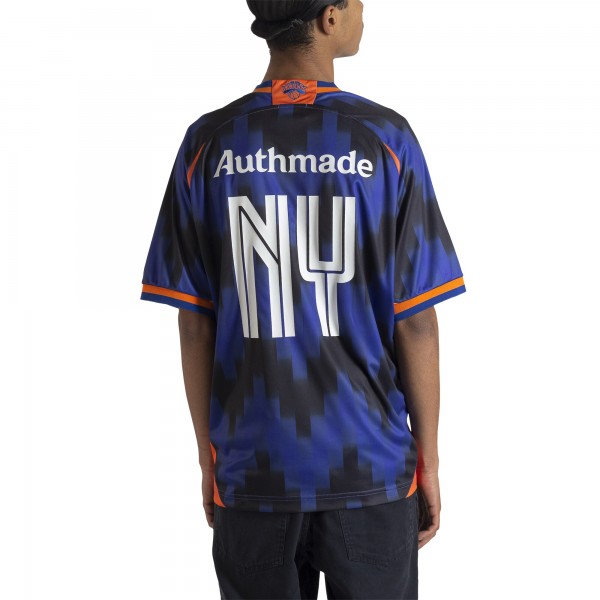 Игровая джерси New York Knicks Authmade x NBA Soccer Kit Fashion - Blue