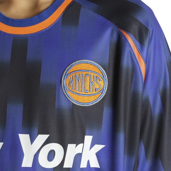 Игровая джерси New York Knicks Authmade x NBA Soccer Kit Fashion - Blue