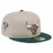 Бейсболка Chicago Bulls New Era Lifestyle Tree Bark 59FIFTY - Natural/Hunter Green