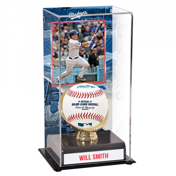 Will Smith Los Angeles Dodgers Fanatics Authentic Gold Glove Display Case with Hitting Image