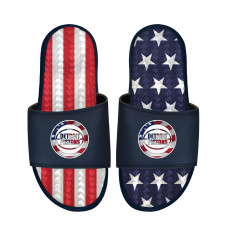 Unisex Detroit Pistons ISlide Navy Americana Gel Slide Sandals