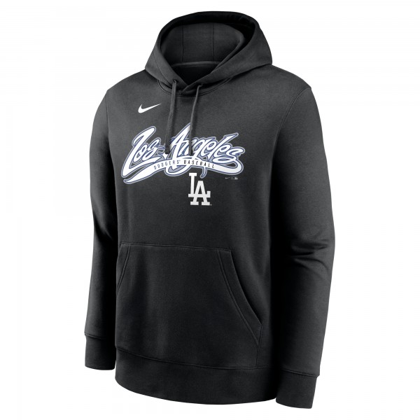 Los Angeles Dodgers Nike Black Local Club Pullover Hoodie