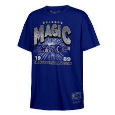 Футболка Orlando Magic Mitchell & Ness Blue Hardwood Classics Vintage Hoopster