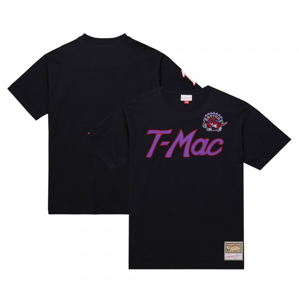 Toronto Raptors Tracy McGrady Mitchell & Ness Black Premium Nickname T-Shirt