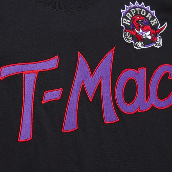 Toronto Raptors Tracy McGrady Mitchell & Ness Black Premium Nickname T-Shirt