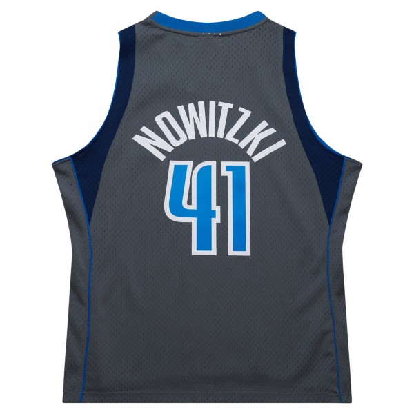 Игровая форма Dirk Nowitzki Dallas Mavericks Mitchell & Ness 2003/04 Hardwood Classics Swingman - Gray