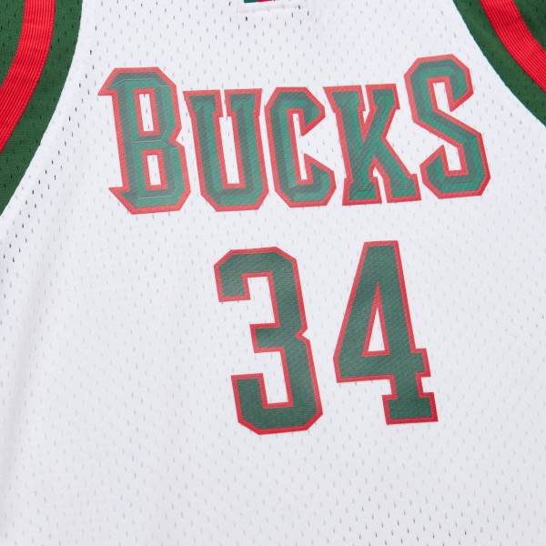 Джерси Milwaukee Bucks Giannis Antetokounmpo Mitchell & Ness White 2013/14 Hardwood Classics Swingman