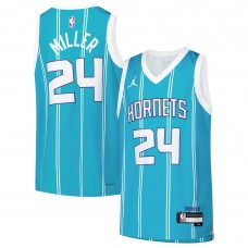 Игровая джерси Brandon Miller Charlotte Hornets Nike Youth Swingman - Icon Edition - Teal