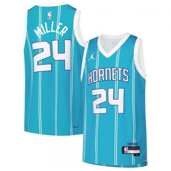 Игровая джерси Brandon Miller Charlotte Hornets Nike Youth Swingman - Icon Edition - Teal