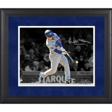 Will Smith Los Angeles Dodgers Facsimile Signature Fanatics Authentic Framed 11 x 14 Spotlight Photograph