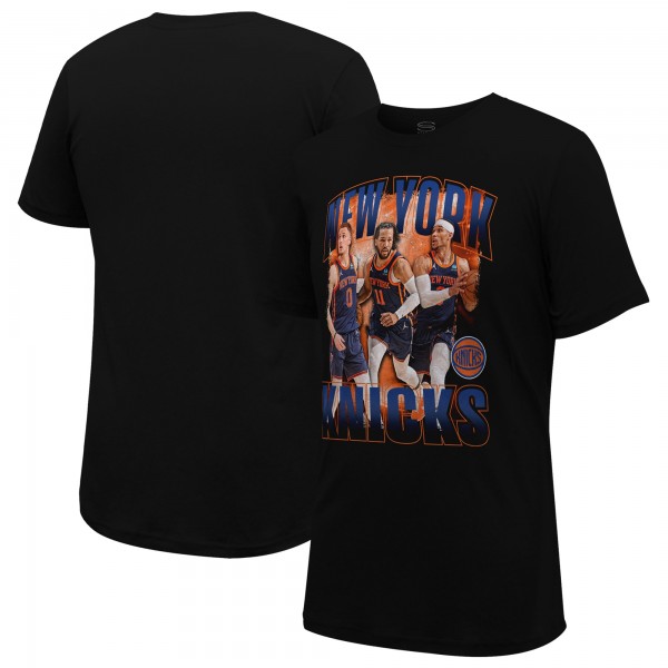 Футболка Jalen Brunson, Donte DiVincenzo & Josh Hart New York Knicks Stadium Essentials Unisex Trio - Black