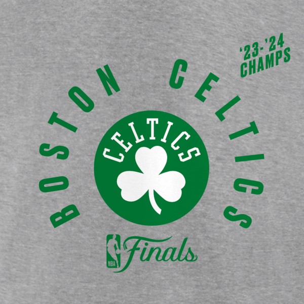 Толстовка Boston Celtics 2024 NBA Finals Champions Drive to the Hoop - Heather Gray