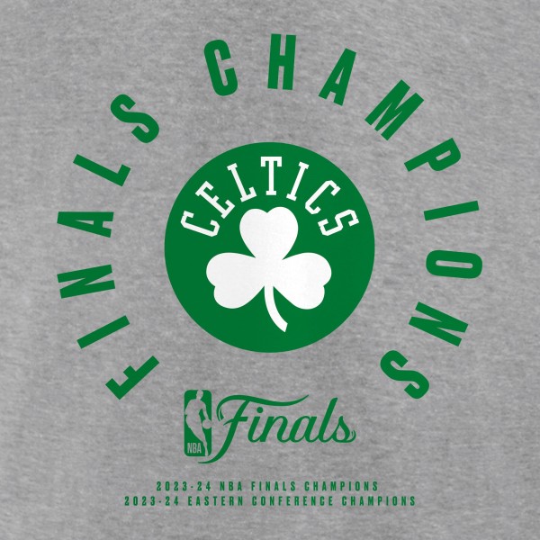 Толстовка Boston Celtics 2024 NBA Finals Champions Drive to the Hoop - Heather Gray