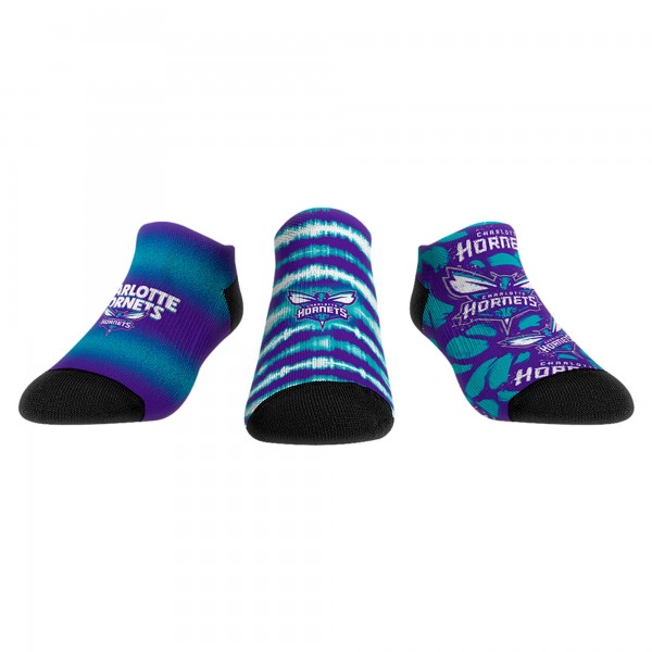 Три пары носков Youth Charlotte Hornets Rock Em Socks Make Some Noise
