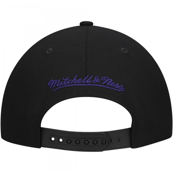 Бейсболка Los Angeles Lakers Mitchell & Ness Black Shattered