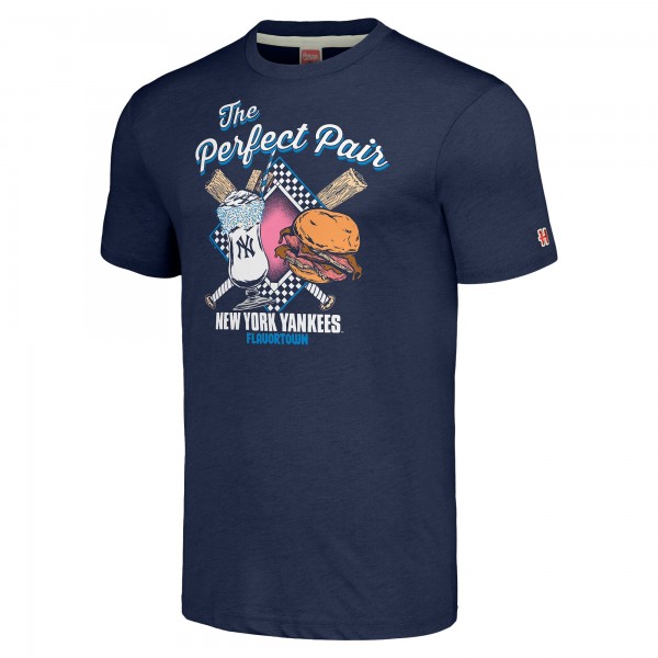 Unisex New York Yankees MLB x Guy Fieri’s Flavortown Navy Tri-Blend T-Shirt