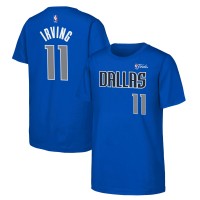 Футболка Kyrie Irving Dallas Mavericks Youth 2024 NBA Finals Name & Number – Navy
