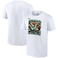 Футболка Boston Celtics 2024 NBA Finals Champions Pull Up Jumper Caricature - White