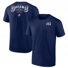 Футболка U.S. Paralympics Fanatics Dreams Are Made Here - Navy