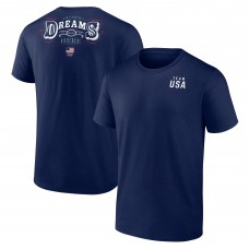 Футболка Team USA Fanatics Dreams Are Made Here - Navy