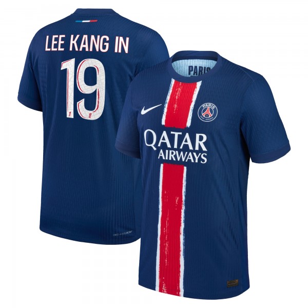 Игровая джерси Lee Kang In Paris Saint-Germain Nike 2024/25 Authentic Player - Navy