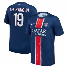 Игровая джерси Lee Kang In Paris Saint-Germain Nike 2024/25 Replica Player - Navy