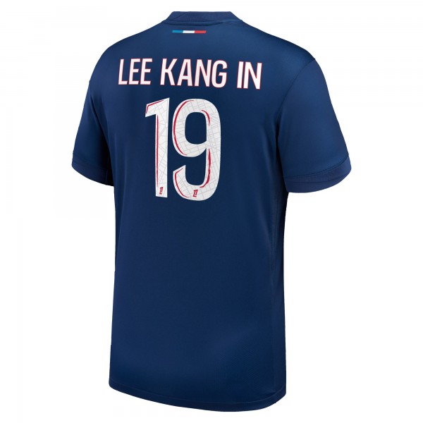 Игровая джерси Lee Kang In Paris Saint-Germain Nike 2024/25 Replica Player - Navy