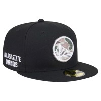 Бейсболка Golden State Warriors New Era Camo Print UV 59FIFTY - Black