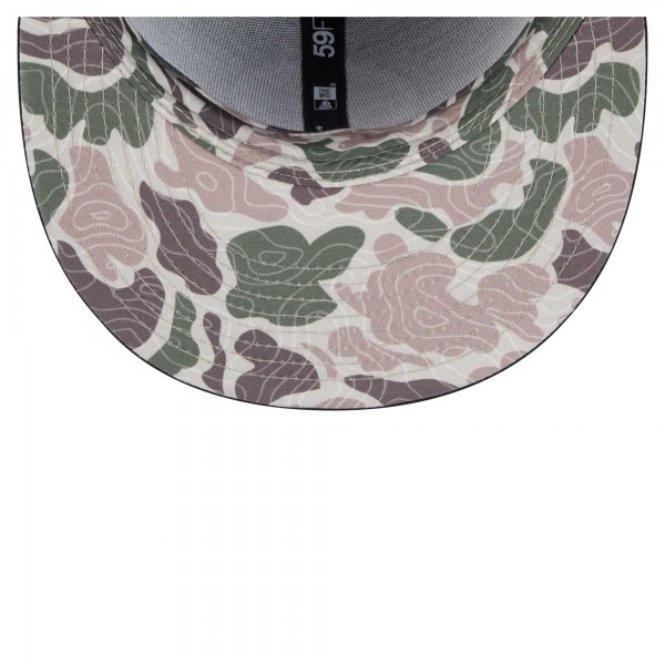 Бейсболка Golden State Warriors New Era Camo Print UV 59FIFTY - Black