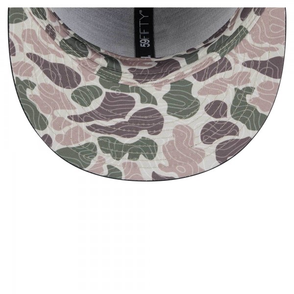 Бейсболка Philadelphia 76ers New Era Black Camo Print UV 59FIFTY