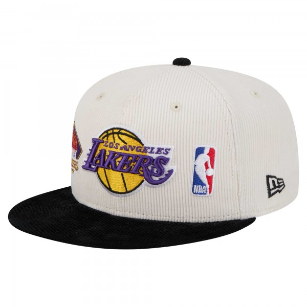 Бейсболка Los Angeles Lakers New Era Two-Tone 9FIFTY - Cream