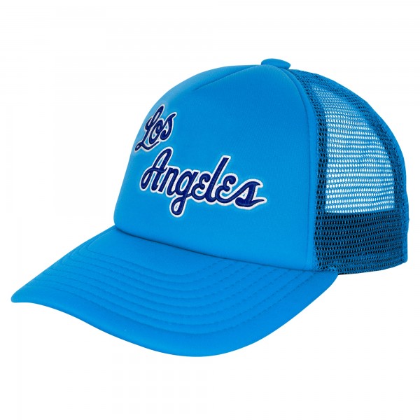 Бейсболка Los Angeles Lakers Mitchell & Ness Youth Core Evergreen Trucker - Light Blue