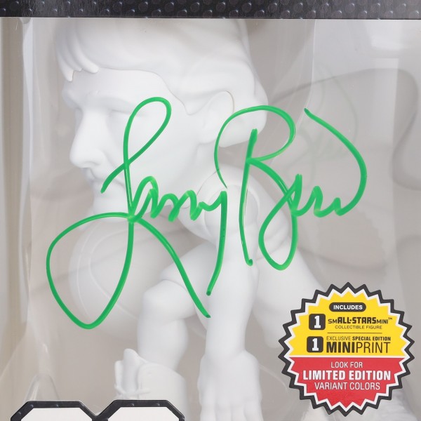 Larry Bird Boston Celtics Autographed Authentic smALL-STARS Minis White Chase Variant 6 Figurine