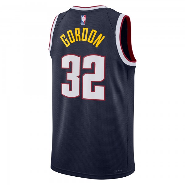 Игровая джерси Unisex Denver Nuggets Aaron Gordon Nike Navy Swingman Replica - Icon Edition