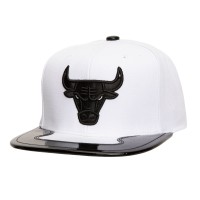 Chicago Bulls Mitchell & Ness White Day 11 Snapback Hat