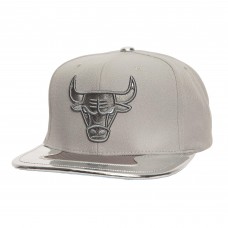 Бейсболка Chicago Bulls Mitchell & Ness Gray Day 11
