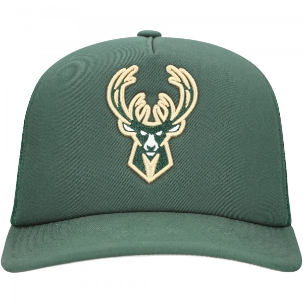 Бейсболка Milwaukee Bucks Mitchell & Ness Hunter Green Core Evergreen OTC