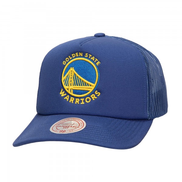 Бейсболка Golden State Warriors Mitchell & Ness Core Evergreen OTC Trucker - Royal