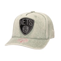 Бейсболка Brooklyn Nets Mitchell & Ness Washed Out Tonal Logo - Gray