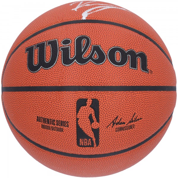 Мяч Kristaps Porzingis Boston Celtics Autographed Fanatics Authentic Wilson Authentic Series Indoor/Outdoor