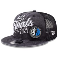 Бейсболка Dallas Mavericks New Era 2024 Western Conference Champions Locker Room 9FIFTY - Black