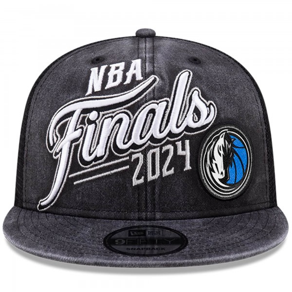 Бейсболка Dallas Mavericks New Era 2024 Western Conference Champions Locker Room 9FIFTY - Black