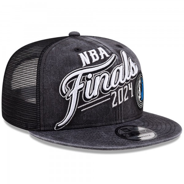Бейсболка Dallas Mavericks New Era 2024 Western Conference Champions Locker Room 9FIFTY - Black